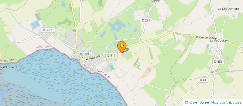 localisation de l'entreprise LNM  GENETS