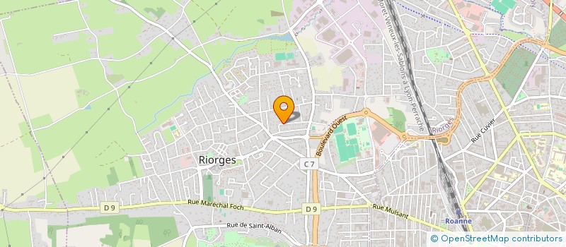 localisation de l'entreprise LNM FAMILY à RIORGES