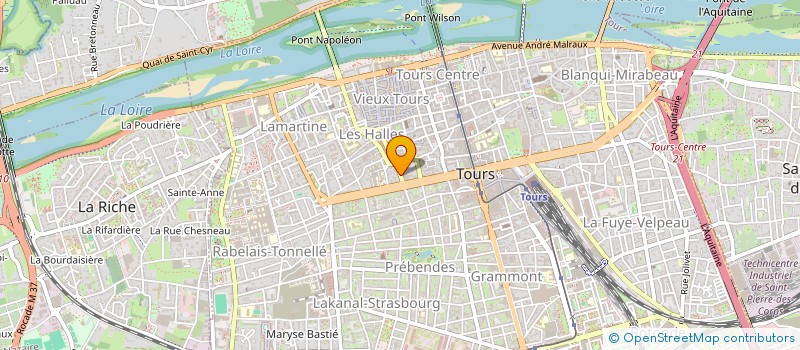 localisation de l'entreprise LNM IMMOBILIER  TOURS