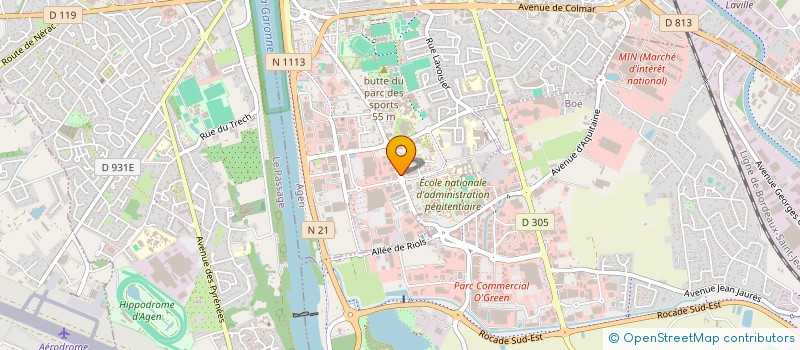 localisation de l'entreprise LNMK  AGEN