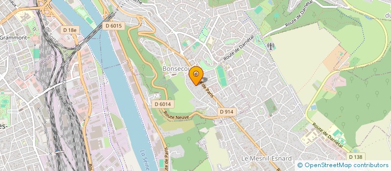 localisation de l'entreprise LNMP FLAMENT  BONSECOURS