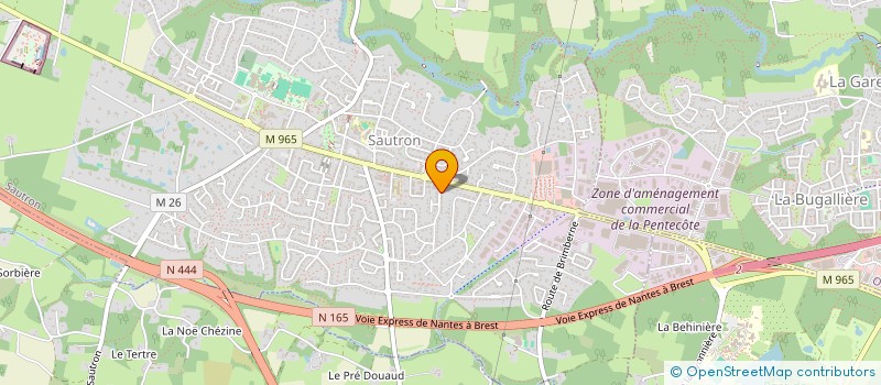 localisation de l'entreprise LNMP THARIN GILLARD  SAUTRON