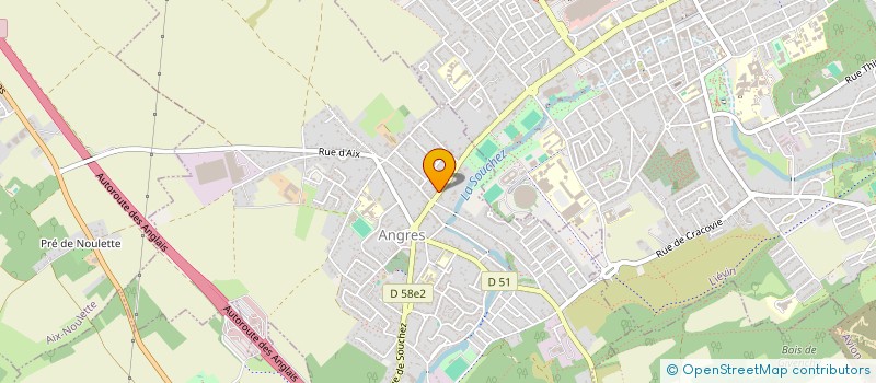 localisation de l'entreprise LNNA à ANGRES