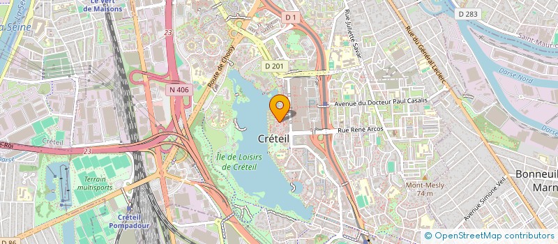 localisation de l'entreprise LNNKS IMMOBILIER à CRETEIL
