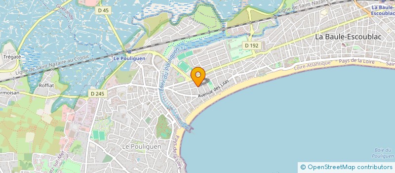 localisation de l'entreprise LNP  LA BAULE-ESCOUBLAC