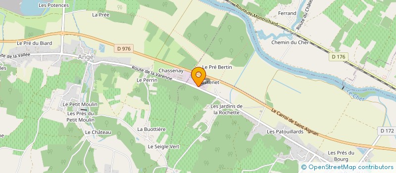 localisation de l'entreprise LNP  POUILLE