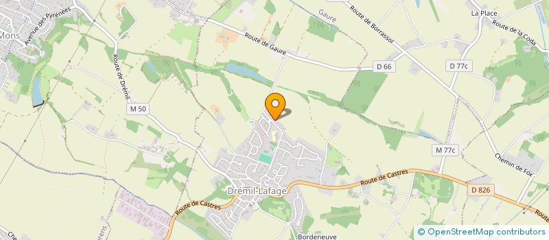localisation de l'entreprise LNP IMMOBILIER  DREMIL-LAFAGE