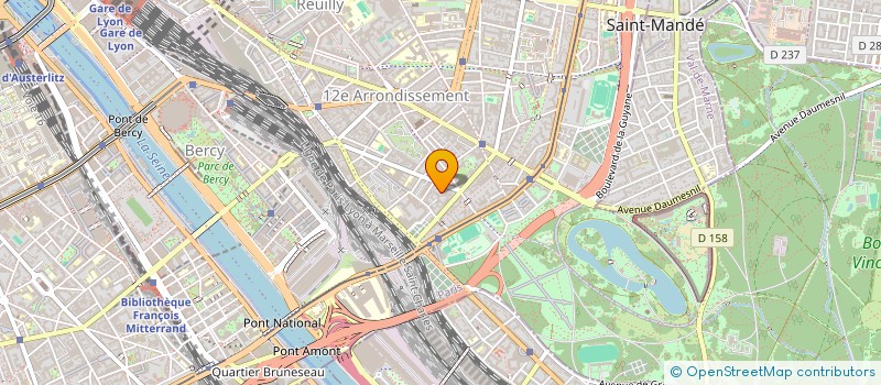 localisation de l'entreprise LNP SAS  PARIS