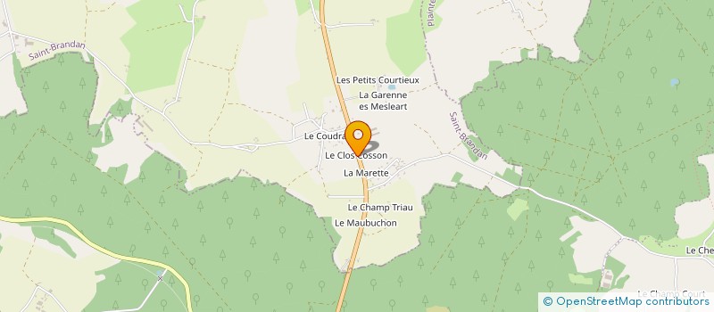 localisation de l'entreprise LNQ  SAINT-BRANDAN