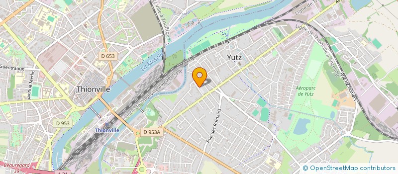 localisation de l'entreprise LNR 2016  YUTZ