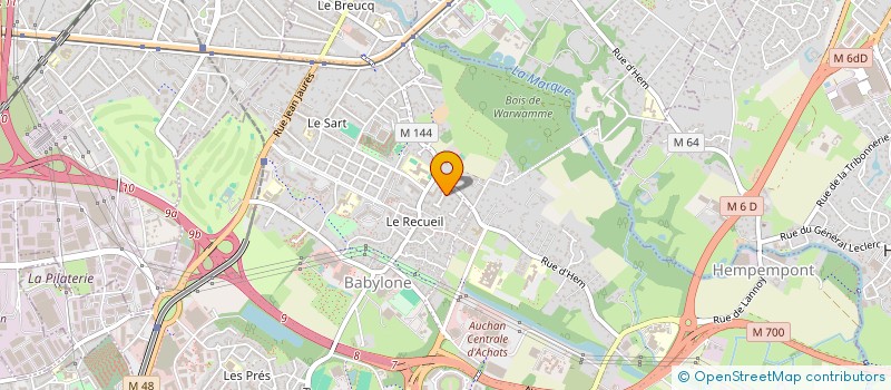 localisation de l'entreprise LNR PATRIMOINE  VILLENEUVE-D'ASCQ