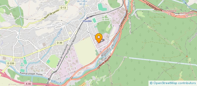 localisation de l'entreprise LNS  PASSY