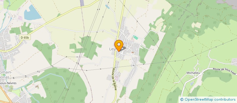 localisation de l'entreprise LNS  LEYRIEU