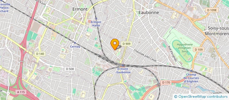 localisation de l'entreprise LNS à ERMONT