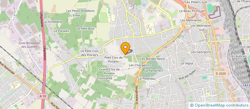localisation de l'entreprise LNS à SARAN
