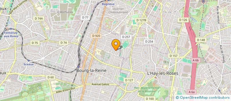 localisation de l'entreprise LNS à BOURG-LA-REINE