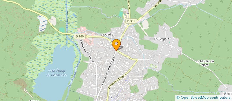 localisation de l'entreprise LNS-BISCAMIE à BISCARROSSE