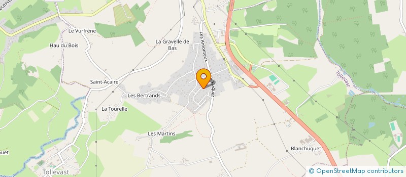 localisation de l'entreprise LNS INVESTISSEMENTS  TOLLEVAST