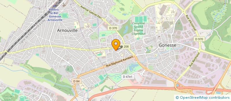 localisation de l'entreprise LNS TRANSPORTS à GONESSE