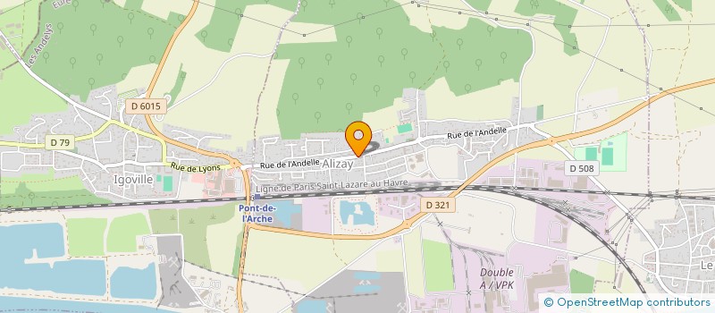 localisation de l'entreprise LNSU  ALIZAY