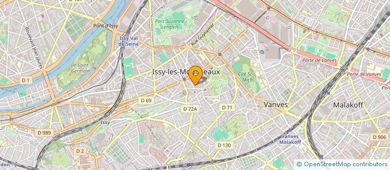 localisation de l'entreprise LNT à ISSY-LES-MOULINEAUX