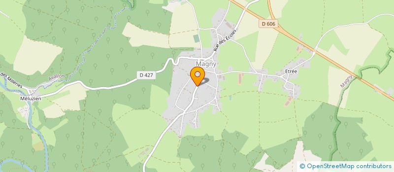 localisation de l'entreprise LNT IMMO  MAGNY