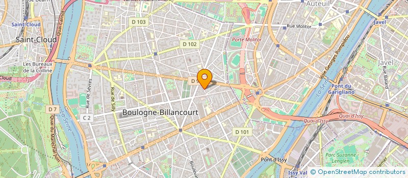 localisation de l'entreprise LNVA à BOULOGNE-BILLANCOURT