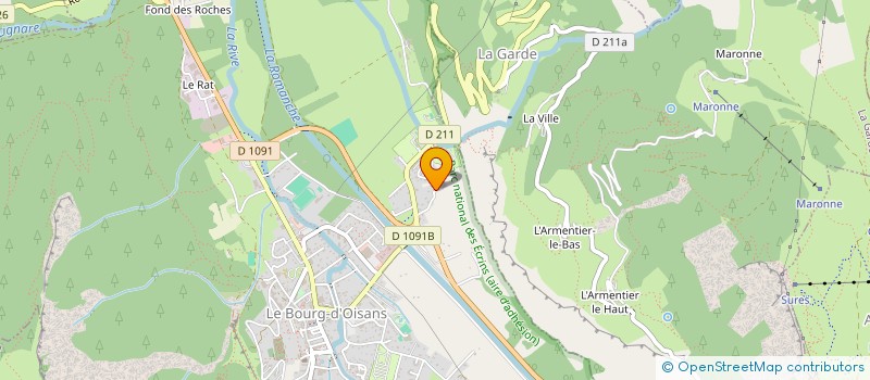 localisation de l'entreprise LNVEY  LE BOURG-D'OISANS