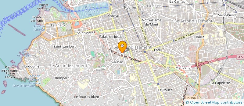 localisation de l'entreprise LNX OFFSHORE  MARSEILLE