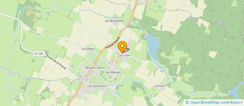 localisation de l'entreprise LNZ  ARBIGNY