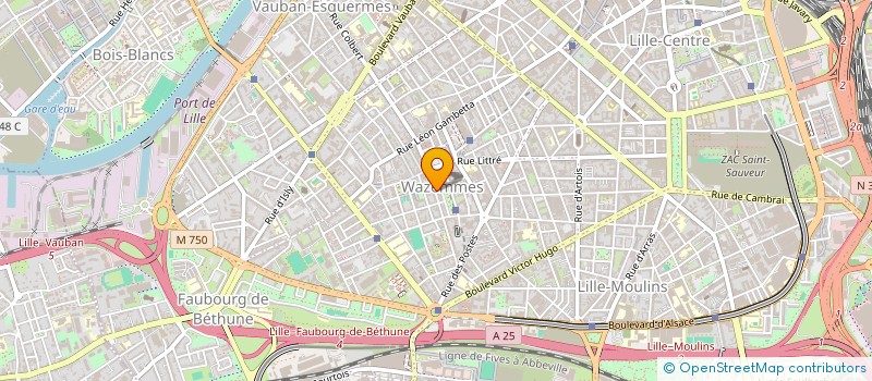 localisation de l'entreprise LNZ à LILLE