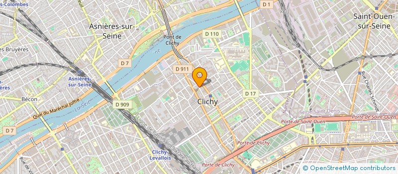 localisation de l'entreprise LO à CLICHY