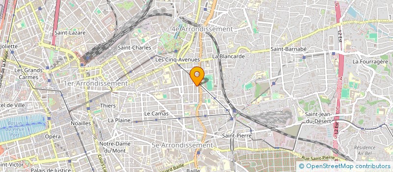 localisation de l'entreprise LO BOL - COMPTOIR DU SPECTACLE à MARSEILLE