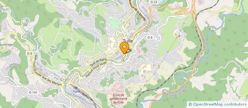 localisation de l'entreprise LO-BRIANCO-PISUERGA à TULLE