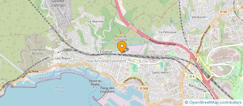 localisation de l'entreprise LO BRUCH DE L'USINA à MARSEILLE