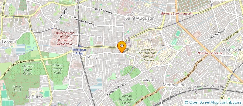 localisation de l'entreprise LO BUADO à MERIGNAC