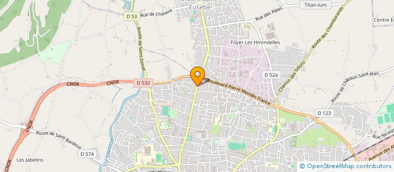 localisation de l'entreprise LO CALI  ROMANS-SUR-ISERE