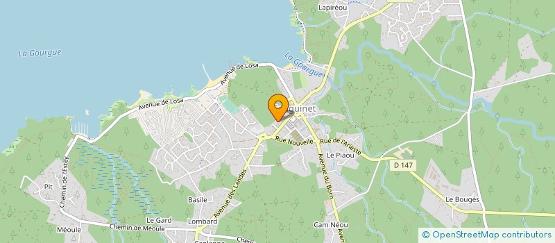 localisation de l'entreprise LO CARPENTEIR  SANGUINET