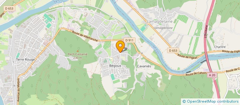 localisation de l'entreprise LO'CAVHORS à CAHORS