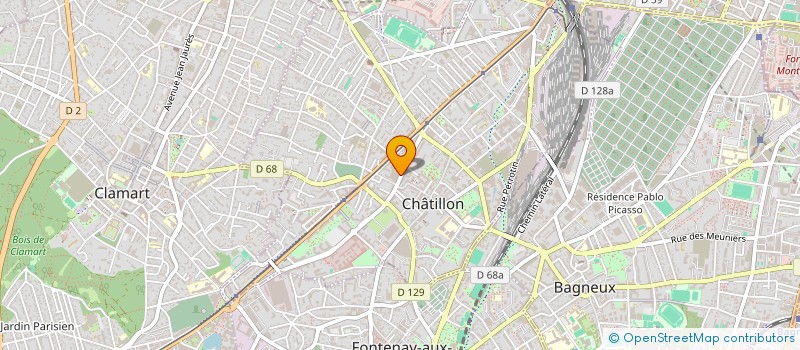 localisation de l'entreprise LO COIFFURE  CHATILLON