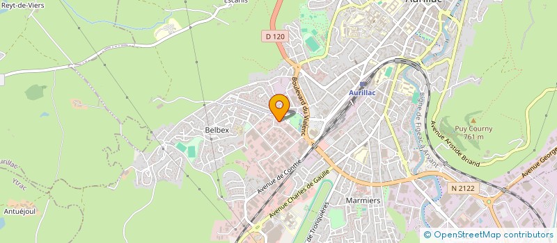 localisation de l'entreprise LO CONVISE à AURILLAC