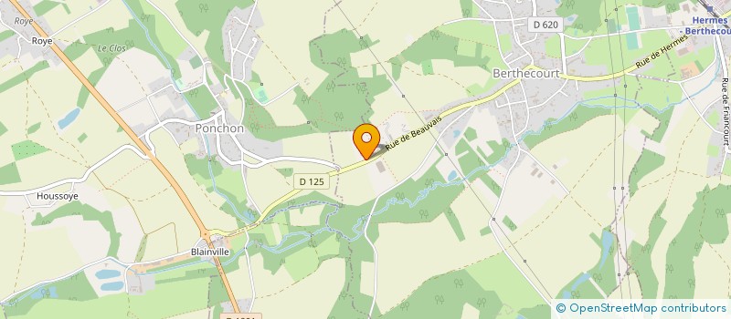 localisation de l'entreprise LO CURLO INVESTISSEMENTS  BERTHECOURT