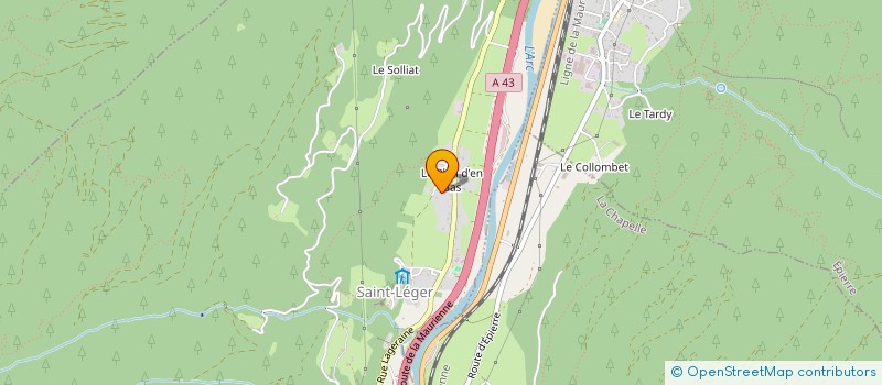 localisation de l'entreprise LO DAVALIN  SAINT-LEGER