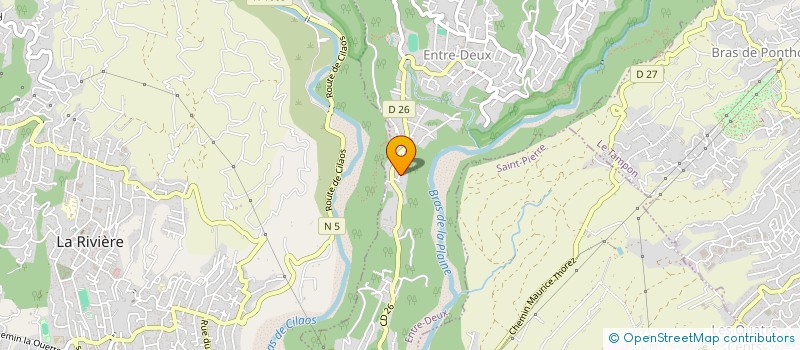 localisation de l'entreprise LO DISTRI  ENTRE-DEUX