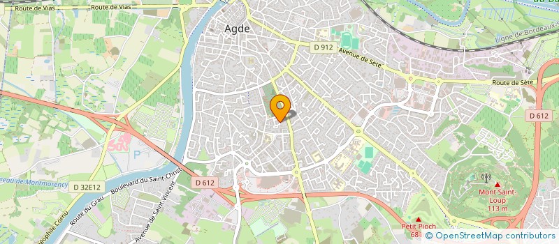 localisation de l'entreprise LO DISTRIBUTION  AGDE