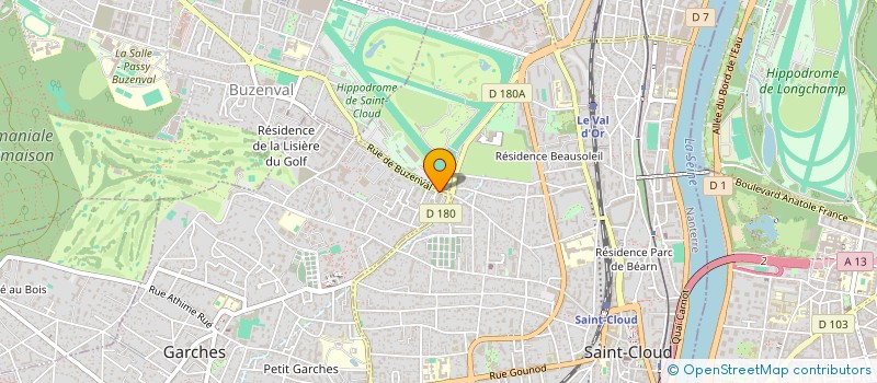 localisation de l'entreprise LO FACTORY à GARCHES