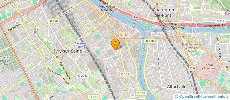localisation de l'entreprise LO FAST TRANSPORT à IVRY-SUR-SEINE