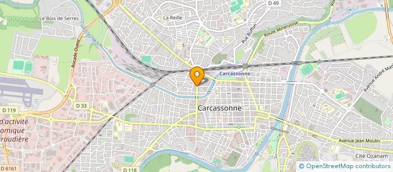 localisation de l'entreprise LO FOGATEL à CARCASSONNE