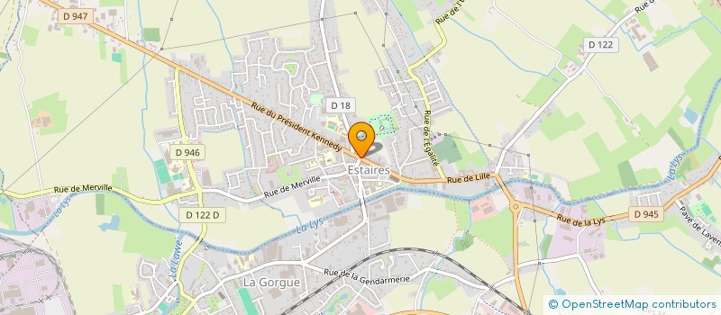 localisation de l'entreprise LO GAMES  ESTAIRES