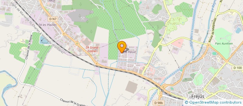 localisation de l'entreprise LO-GE-DIS SARL à FREJUS